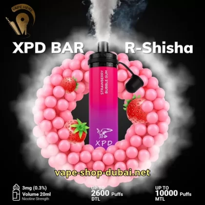XPD BAR SHISHA 10000 PUFFS DISPOSABLE VAPE #