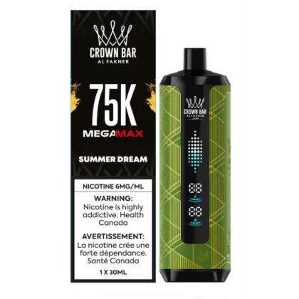 Al Fakher Crown Bar 75K Mega Max Disposable Vape - Summer Dream