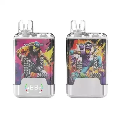Wholesale VAPME Crystal 20000 Puffs Disposable Vape Pens – Double Flavors, Low Nicotine, Rechargeable
