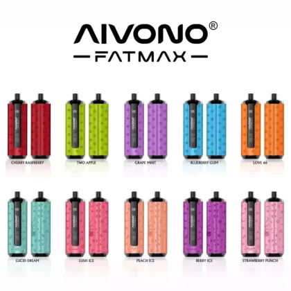 AIVONO FATMAX 50K Puff Smart Screen Mesh Coil Vape – 10 Options, 0–5% Strength option, Wholesale Rechargeable