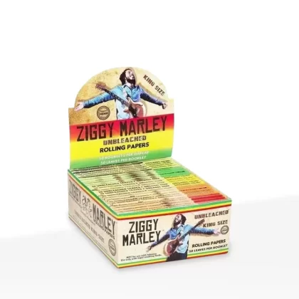 Ziggy Marley | King Size Rolling Paper | 110mm – Brown – 50 Count