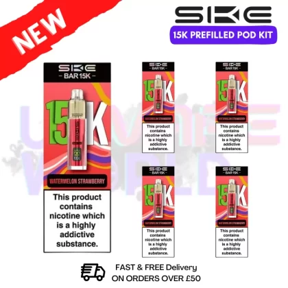 Watermelon Straw SKE 15K Puff Kits Box Of 5