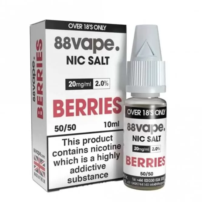 Berries Nic Salt E-Liquid by 88vape (10ml)