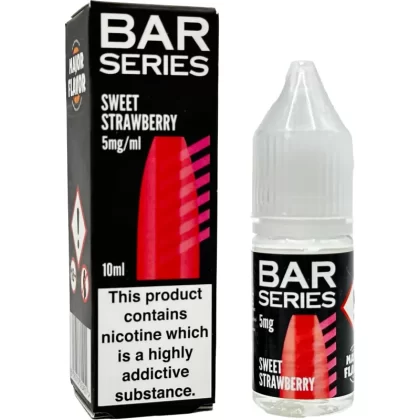 5mg Bar Series Nic Salts 10ml (50VG/50PG) – Sweet Strawberry