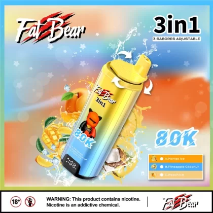 Wholesale Aivono Fat Bear 80000 Puffs Triple Disposable Vape