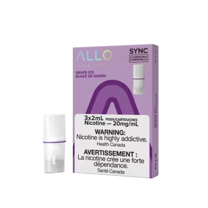 Allo Sync Grape Ice 20mg Pods (Provincial)