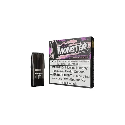 Stlth Monster POD Pack - Peach Dragonfruit ICE