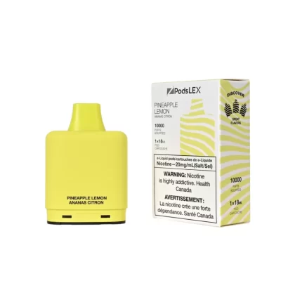 ZPODS LEX Pod System - 10K Puff Vape Pods - Pineapple Lemon