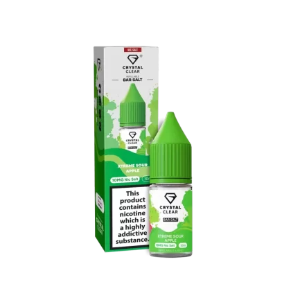Xtreme Sour Apple Crystal Clear - Bar Nic Salts