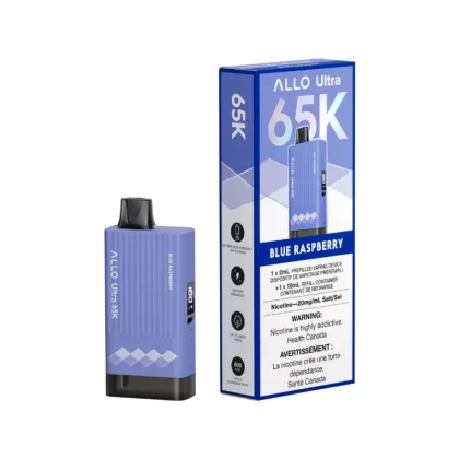 Allo Ultra 65k Disposable Vape - Blue Raspberry