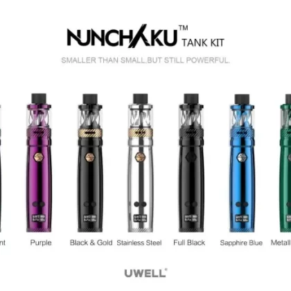 100% Authentic Uwell Nunchaku 80w Starter vape Kit e cig
