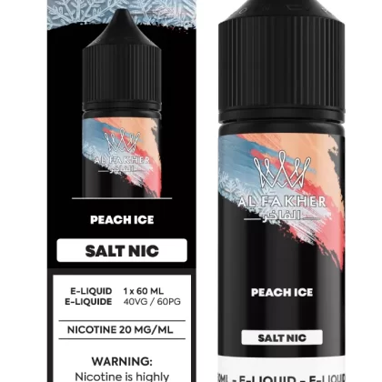 Al Fakher Salt Nic E-Liquid 60mL – Peach Ice | 20mg