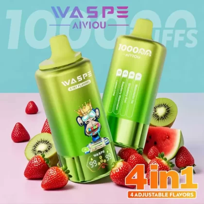 WASPE 100K Puffs Disposable Vape Wholesale | 4-in-1 Option switch, Quad Option, 56ml Capacity, Rechargeable