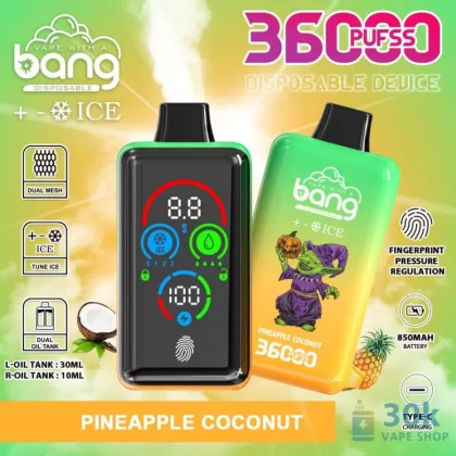Bang 36000 Ice Blending Vape – Adjustable Ice Level & Nicotine Options