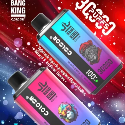 BANG KING 30000 Puffs Double Taste Rechargeable Disposable Vapes Bulk Buy Wholesale
