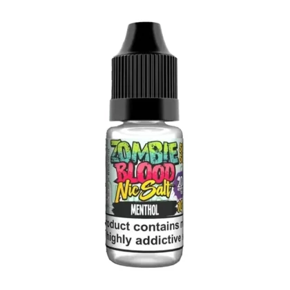 Zombie Blood Menthol Nic Salt Vape Juice - 10 Pack