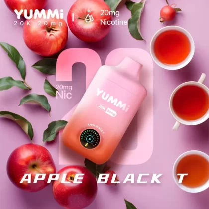 YUMMI 20K (20000) Disposable Vape - Apple Black T