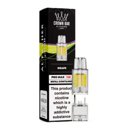 Al Fakher Crown Bar Pro Max 12K Prefilled Pod Grape