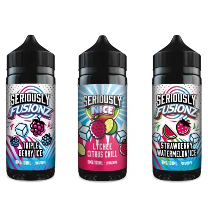4x Seriously 100ml E Liquids By Doozy – 70VG
