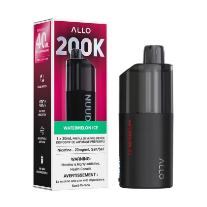 ALLO Nuud 200K Disposable Vape - Watermelon Ice (AB)