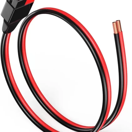 12AWG 3FT Anderson Plug Connector Cable, Battery Cable with Anderson 30 Amp Connector, Quick Connect Anderson Wire for Portable Solar Generators, Controllers and Battery DIY