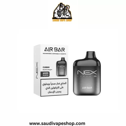 Airbar Nex 6500 Puffs Disposable Cuban tobacco