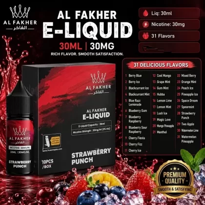 Al Fakher 30ML 30MG Vape Juice|Nic Salt E-Liquid Supply