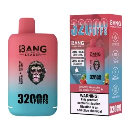 Bang leader 32000 Puffs Vape Dual Pod dual flavors Disposable Electronic Cigarettes Puff 32k