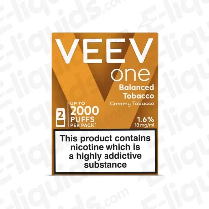 VEEV One Balanced Tobacco Prefilled Pod (2-Pack)
