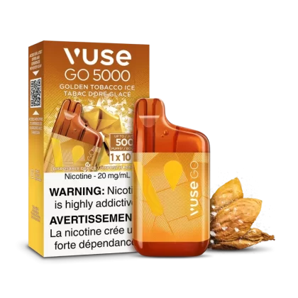 Vuse GO 5000 Disposable Vape - Golden Tobacco Ice