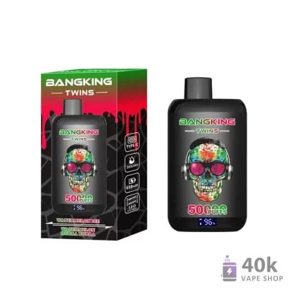 Bang King Twins 50K Disposable Vape – Dual Flavor, 50,000 Puffs