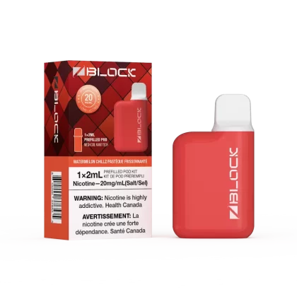 ZBlock Pod Vape Starter Kit (Device + 1 Pod) - Watermelon Chillz