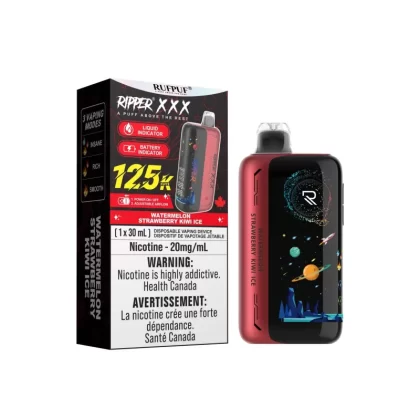 Watermelon Strawberry Kiwi Ice 125K Ripper XXX (30ML) Disposable Vape
