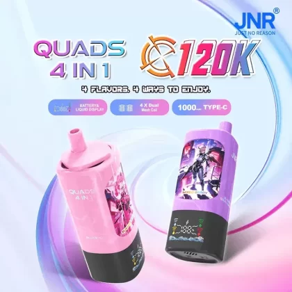 Awesome Disposable vape Wholesale - Proven Buy JNR Quads 4 in 1 120k