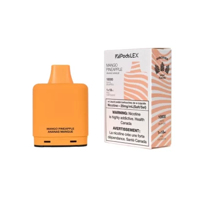 ZPOD LEX Pod System - 10K Puff Vape Pods - Mango Pineapple