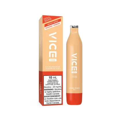 Vice 5500 Lychee Peach Ice Disposable Vape Pen