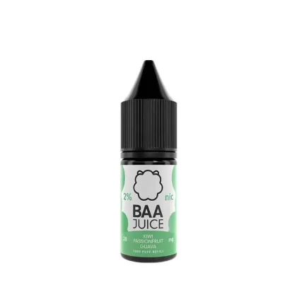 Baa Juice Kiwi Passionfruit Guava 10ml Nic Salt E-Liquid