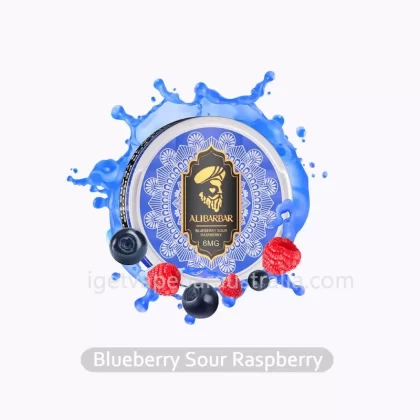 Alibarbar 24mg Nicotine Pouches Blueberry Sour Raspberry Flavor