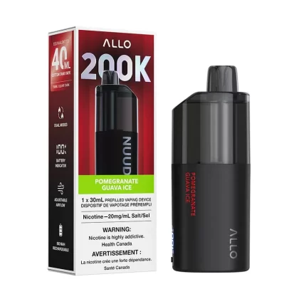 ALLO Nuud 200K Disposable Vape - Pomegranate Guava Ice (ON)