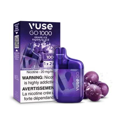 Vuse GO 1000 Disposable Vape - Grape Ice