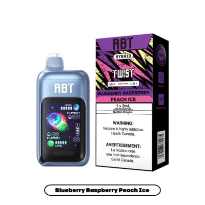 ABT Hybrid Twist - Blueberry Raspberry/Peach Ice Disposable Vape