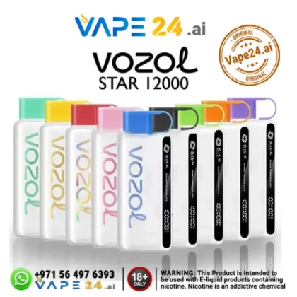 Vozol Star 12000 Puffs Disposable Vape in Dubai