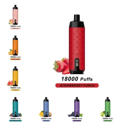 AIVONO Deluxe Bar 18000 Puffs Hookah Digital Screen Rechargeable Disposable Vape Wholesale