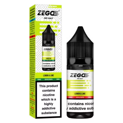 Zego Lemon and Lime Nic Salt Vape Juice 10ml