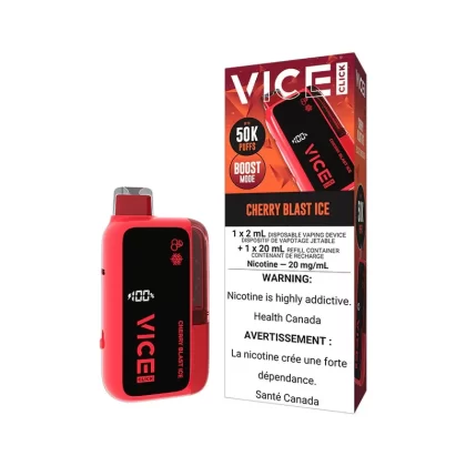 Vice Click Disposable Vape - 50,000 Puffs - Cherry Blast Ice