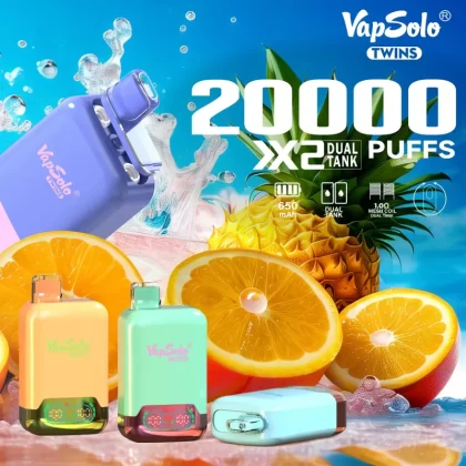 VAPSOLO Twins 20000 Puffs Disposable Vapes