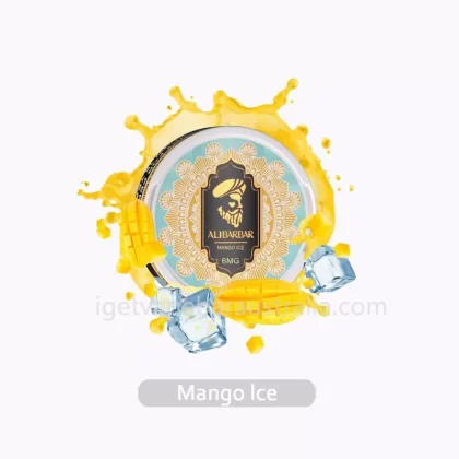 Alibarbar 24mg Nicotine Pouches Chilled Mango Ice Experience