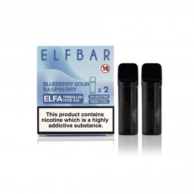 Blueberry Sour Raspberry Elfa Pods (2 Pack)