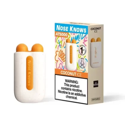 Vozol Nose Knows AT5000 Disposable Vape 5000 Puffs Compact Design Lightweight Construction Wholesale
