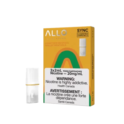 ALLO Sync Vape Pod Pack – Honeydew Menthol